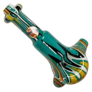 Crush Colorful Crayon Hand Pipe 4.5" - Carbureted Borosilicate Glass