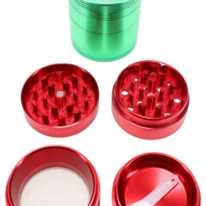 EVRST Aluminum 4-Part Metal Herb Grinder – Assorted Colors