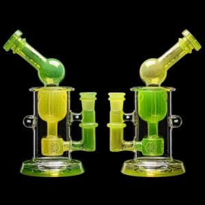 KICKBACK TORUS INCYCLER ENCASED TWO OPALS WITH SEED OF LIFE PERC