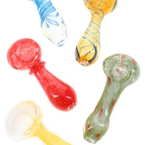 (Assorted) 3–3.5″ Colorful Glass Pipe