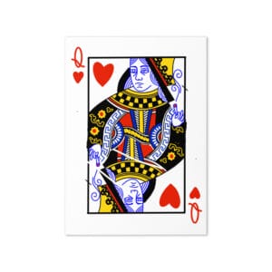 Greeting card - Queen Of Hearts