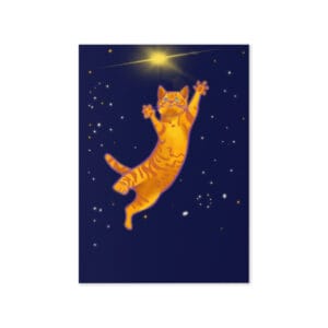 Greeting card - Space Cat