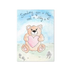 Greeting card - Hug And A Nug