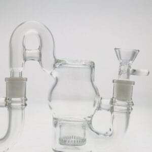 TAG - 5.5" Interior Showerhead Ashcatcher w/ Recycling E.C. (14MM Male to 14MM Female)