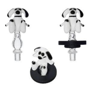 HANDMADE DOG GLASS CARB CAP FOR DR.DABBER SWITCH 2