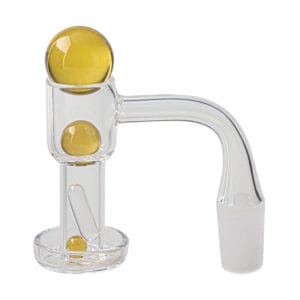 Honey Drops Quartz Terp Slurper Set with Slurper Marble Set & Quartz Pill