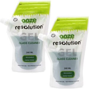 Ooze Resolution Gel Glass Cleaner - 2 Pack 240ml Each