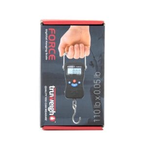 Truweigh Force Digital Hanging Scale - 110lb x 0.05lb - Black