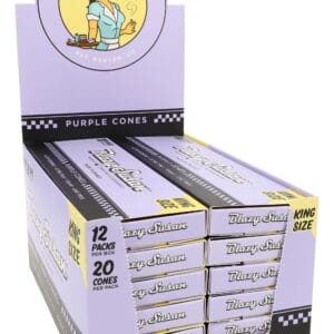Blazy Susan King Size Cones – Pink or Purple – 20/Pack – 12-Count Display