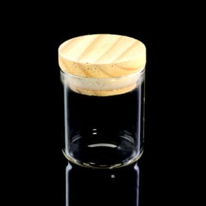 Glass Jar – Bamboo Pop-Top Lid – 3 Sizes