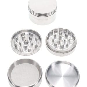 2½″ 4-Part Metal Herb Grinder “Pocket Cyclone”