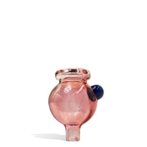 US Colored Glass Carb Cap with Colored Marble