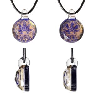 HANDCRAFTED BOROSILICATE GLASS PENDANT – GALAXY ORB SERIES