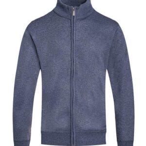 Weiv Mens Solid Full Zip Sweater