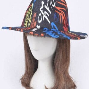 Graffiti Felt Blend Fedora
