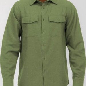 Weiv Mens Solid Flannel Shirt