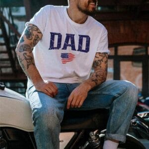 USA DAD Graphic Mens Tee